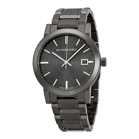 burberry men's bu9007|Burberry Grey Dial Grey Ion.